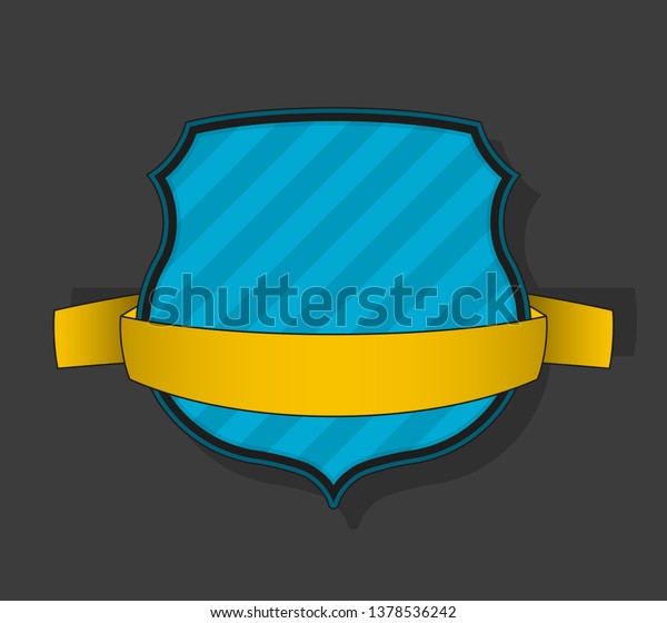 Protect Guard Shield Banner Concept Safety Stock Vector Royalty
