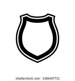 Protect guard shield plain line concept. Outline shield badge. Safety icon set. Privacy banner. Security label icon. style protect sticker symbol shape. Safeguard simple sign linear shield pictogram