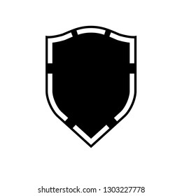 Protect guard shield plain line concept. Outline shield badge. Safety icon set. Privacy banner. Security label icon. style protect sticker symbol shape. Safeguard simple sign linear shield pictogram