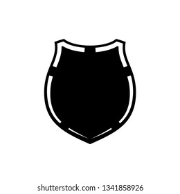 Protect guard shield plain line concept. Outline shield badge. Safety icon set. Privacy banner. Security label icon. style protect sticker symbol shape. Safeguard simple sign linear shield pictogram