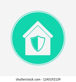 Protect home vector icon sign symbol