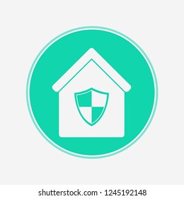 Protect home vector icon sign symbol