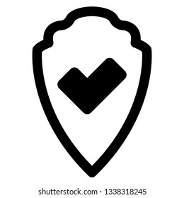 protect icon. secure   icon. Shield  sign vector