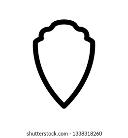 protect icon. secure   icon. Shield  sign vector