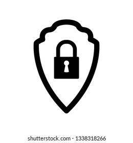 protect icon. secure   icon. Shield  sign vector