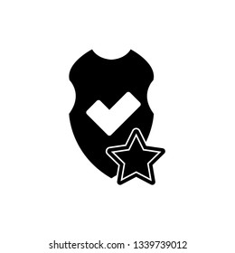 protect icon. secure   icon. Shield  sign vector