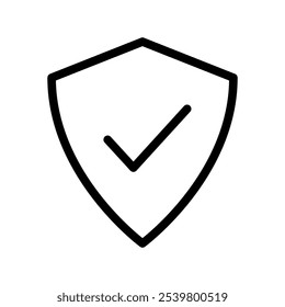 Ilustración de diseño de símbolo de Vector de icono de protección