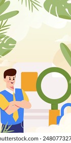 Protect intellectual property flat vector concept operation hand drawn illustration
