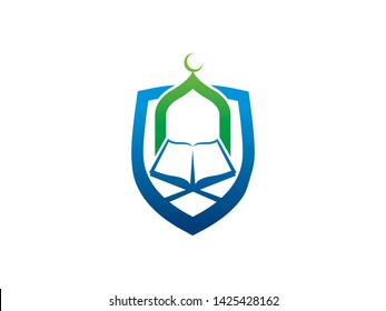 Protect islam, mosque Logo Template, Icon, Symbol