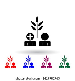 protect nature multi color icon. Elements of concentration set. Simple icon for websites, web design, mobile app, info graphics