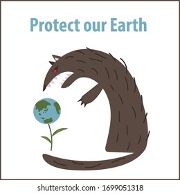 Protect our earth. Threat to the earth