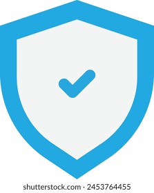 Protect Safety Secure Icon Vector Flat Illustration