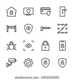 Protect and Secure icon set