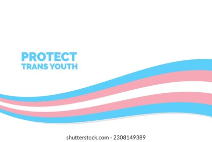 Protect trans youth LGBT Banner for Transgender