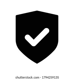 Proteger la confianza comprobar.proteger,verificar (ilustración vectorial)