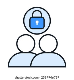 Protect User Access Icon – Secure Login and Identity Verification