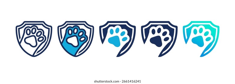 Protect Wildlife Multiple Icon Set