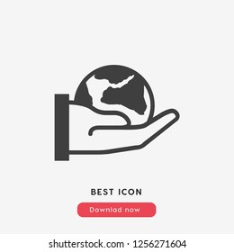 protect world icon vector