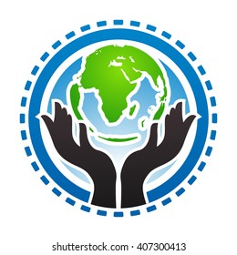 protect world  symbol 