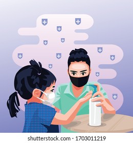 Proteja a su hijo del virus.