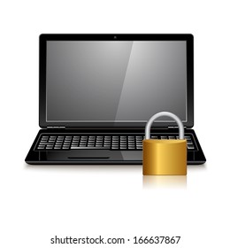 Protect your computer, security concept 