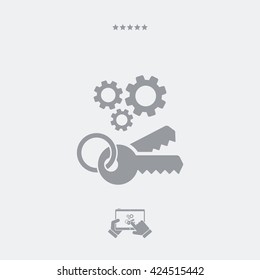 Protected access system icon