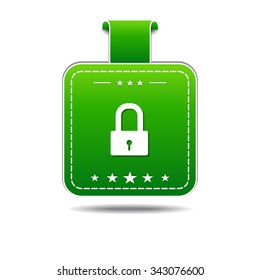Protected Green Vector Icon Design