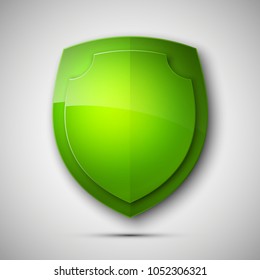Protected guard shield concept. Safety badge color icon. Privacy colorful banner shield . Security bright label. Defense tag. Presentation shining sticker shape. Vector defense safeguard shield sign
