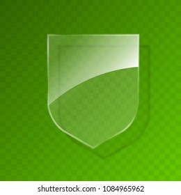 Protected guard shield concept. Safety badge, protection icon. Privacy colorful banner shield. Security label. Defense tag. Presentation shining sticker shield. Defense safeguard sign. Vector badge