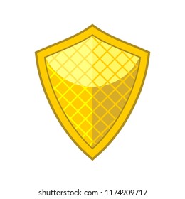 Protected guard shield concept. Safety badge color icon. Privacy colorful banner shield. Security label.Presentation shining sticker shield. Defense safeguard sign