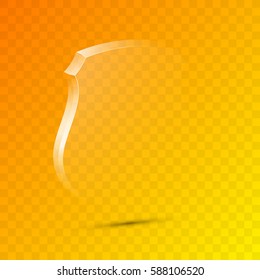 Protected guard shield concept. Safety badge color icon. Privacy colorful banner. Security bright label. Defense tag. Presentation shining sticker shape. Defense safeguard sign. Vector illustration