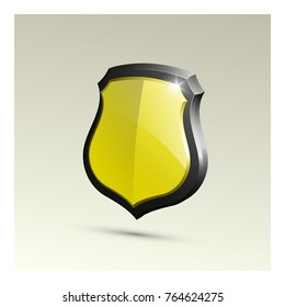 Protected guard shield concept. Safety badge color icon. Privacy colorful banner shield . Security bright label. Defense tag. Presentation shining sticker shape. Vector defense safeguard shield sign