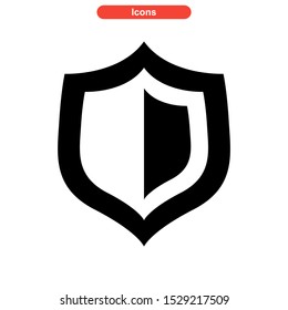 protected icon isolated sign symbol vector illustration - high quality black style vector icons
