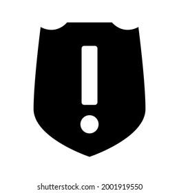 geschütztes Symbol oder Logo, einzelne Zeichen Symbol, Vektorgrafik - hochwertige Vektorsymbole in schwarzem Stil