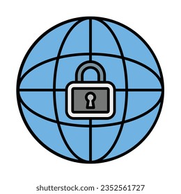 Diseño De Icono De Red Protegido Para Uso Personal Y Comercial