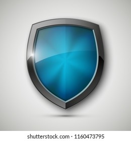 Protected Steel Guard Shield Concept Safety Stock Illustration 1578077830