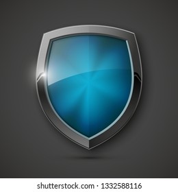 Protected Steel Guard Shield Concept Safety Stock Illustration 1578077830