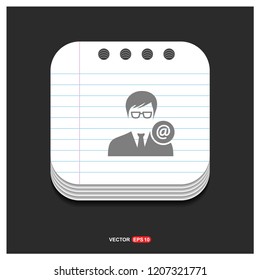 Protected user icon - Free vector icon