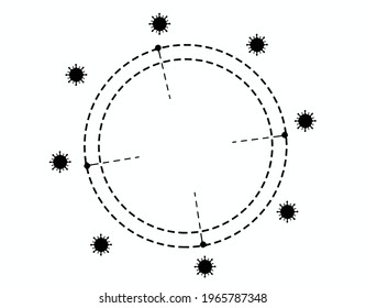 It's a protected Vector circle which can be used for virus shield.