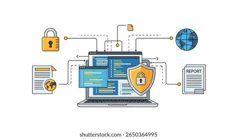 Protecting digital information and ensuring online security through robust cyber protection measures