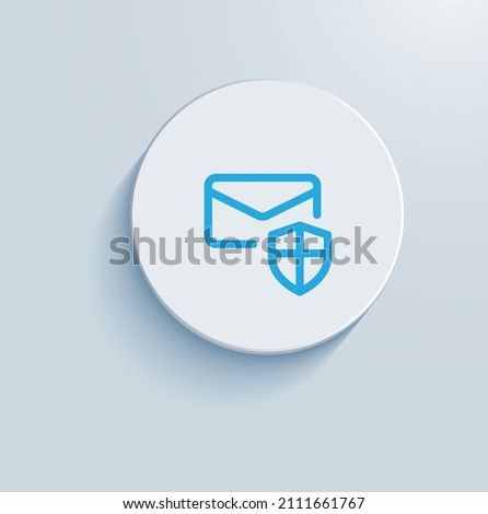 Protecting legitimate email traffic icon