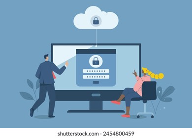 Protecting sensitive information and secure storage, Protecting corporate databases and sensitive personal data, Business teams use corporate computers with the most secure passwords.