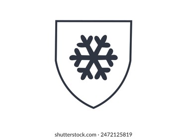 Protection against cold symbol. Graphical symbols for use on equipment
