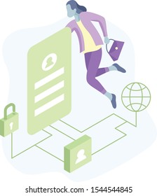 protection for application and web isometric