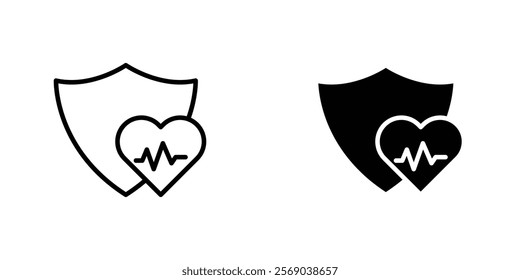 Protection from attack icons vector graphic pack