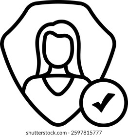 protection avatar user security lock shield account people 8339