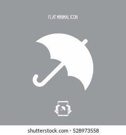 Protection button - Minimal vector icon