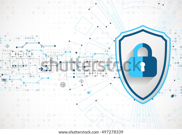 Protection Concept Protect Mechanism System Privacy Stock Vector ...