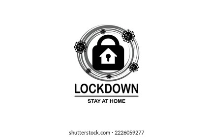 Protection coronavirus with lockdown effective lock virus