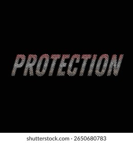 Protection A Cyberpunk Text Effect